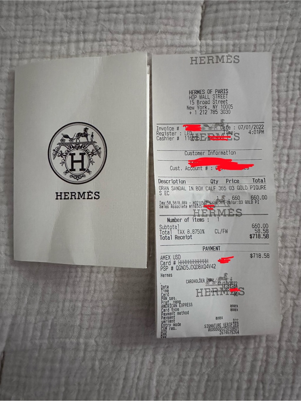 HERMES Oran Sandals Size 36.5 in Gold - Picture 10 of 13